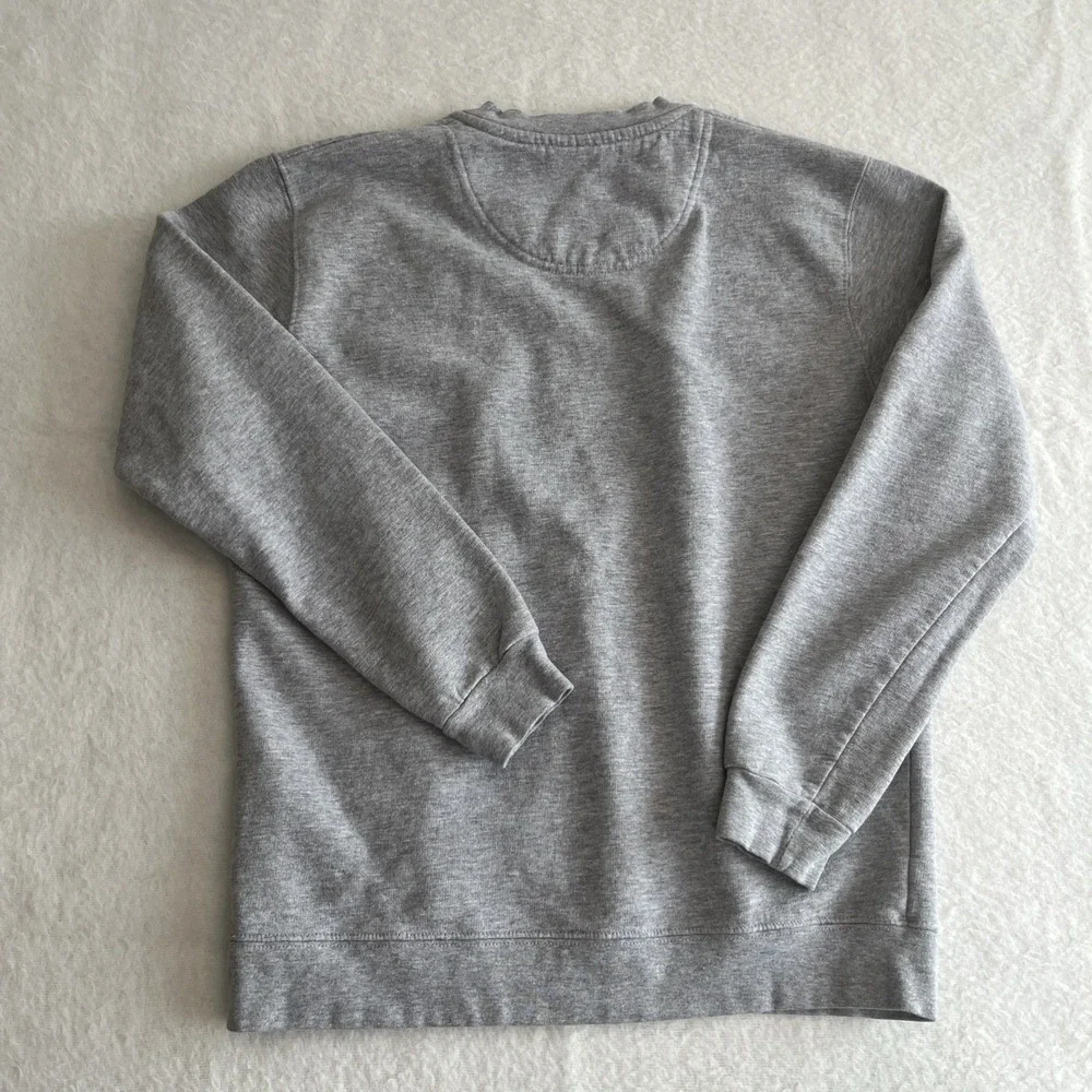 NYC New York City Crewneck Sweatshirt Gray‎ Wali USA Small Embroidered Pullover